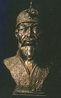 Bronze bust of Timur-i-Leng